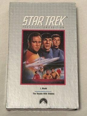 Vintage Star Trek Collector's Edition VHS I Mudd Trouble With Tribbles Sealed